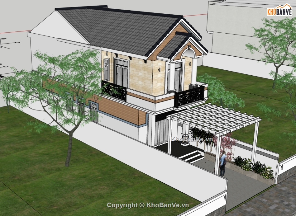 nhà phố 2 tầng model su,nhà phố 2 tầng file sketchup,sketchup nhà phố 2 tầng,file sketchup nhà phố 2 tầng,model sketchup nhà phố 2 tầng